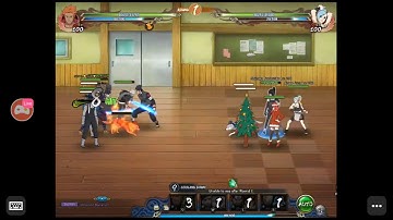 Playing Naruto Online Using Puffin Browser in Android Phone.