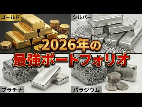 【2026年】ポートフォリオ戦略｜ゴールド・シルバー・プラチナ・パラジウム #39