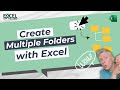 Create multiple folders at once with excel the easy way  excel off the grid