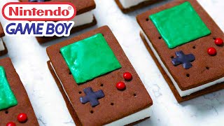 GAME BOY ICE CREAM SANDWICHES - NERDY NUMMIES