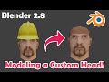 Blender 2.8 (GTA:SA) - Modeling a Custom Head #2