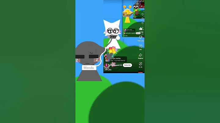 just ignore the flowers–﹏– duet pls #join #wendaxgray #wenda #gray  #animation