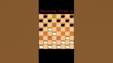 Draughts 64 Opening Trap 1 #draughtsworldchampionship #draughtsstrategy #draughts #checkers #russian