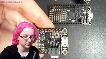 #DeskOfLadyada ESP32 FEATHER is (almost) HERE :) @ESP32net ‏@ESP8266 ‏#esp32 #adafruit