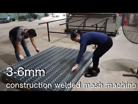 welded mesh machine for roll and panel