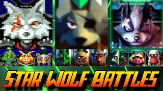 Evolution of Star Wolf Battles in Star Fox Games (19932016)