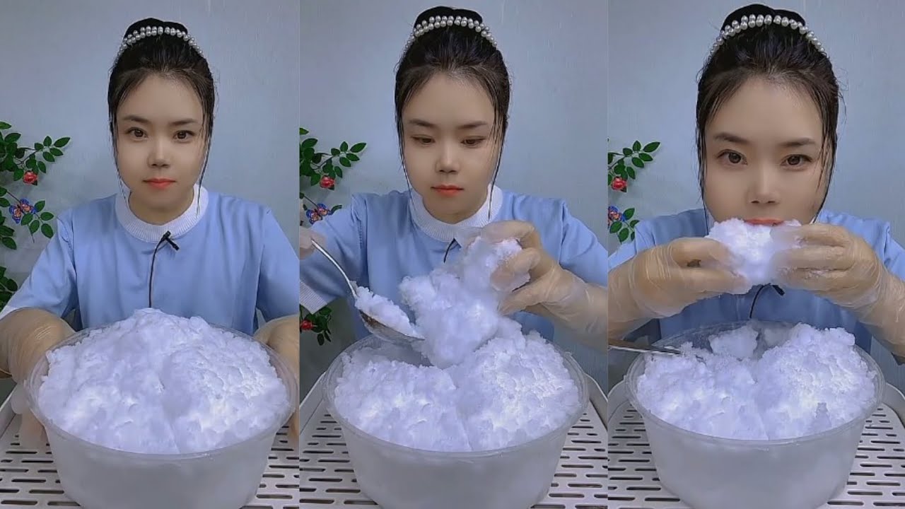 HER FINISHING SQUEAKY FREEZER FROST ASMR 🧊🍚
