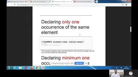 XML SCHEMA EXAMPLE and DOM SAX Parsers
