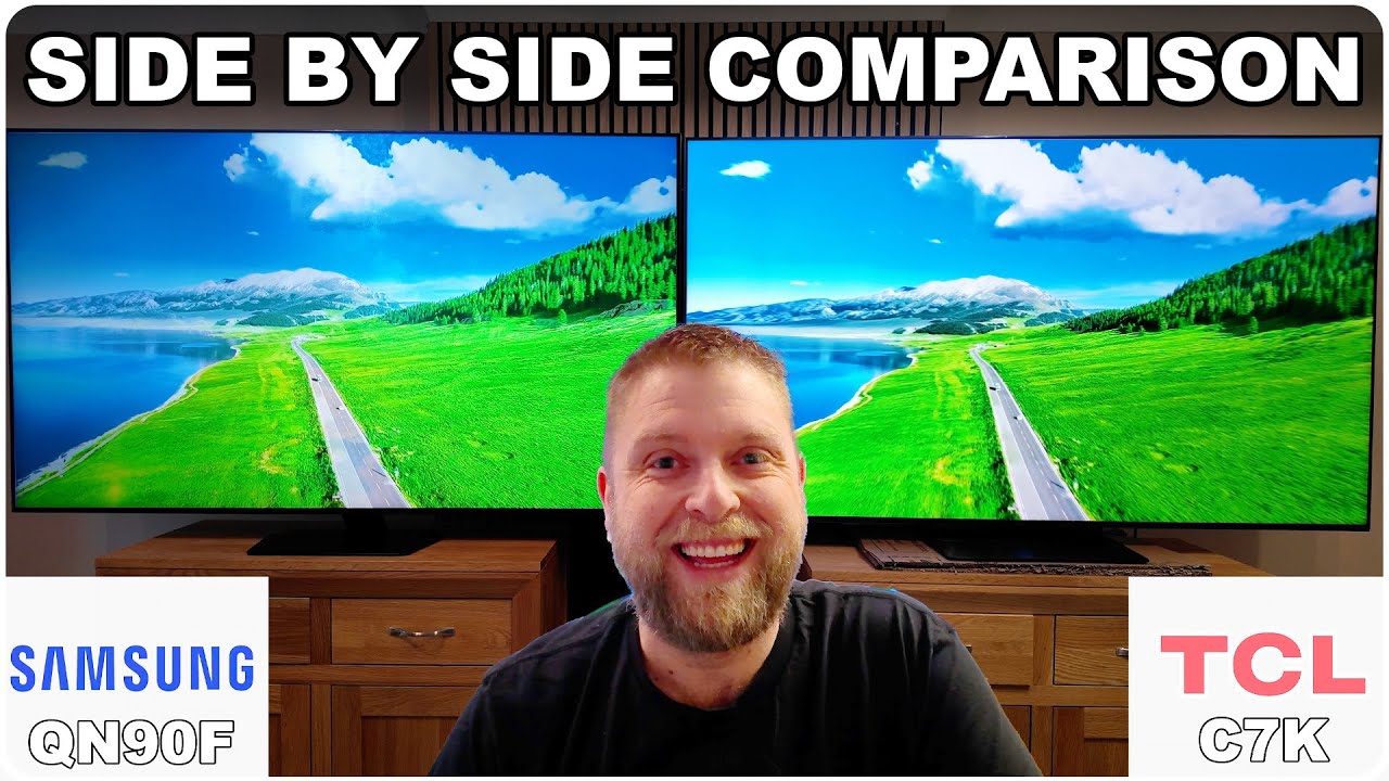 TCL C7K против Samsung QN90F... Сравнение бок о бок