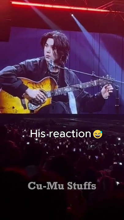 Not Suga breaking his guitar strings at concert👀  230429 #bts #suga #minyoongi