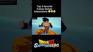 Future Gohan interactions 😔😔#gohan #dragonball #gameplay #sparkingzero #shorts
