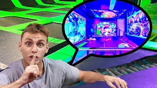 I Built A Secret Gaming Room Inside a Trampoline To Hide From My Mom!