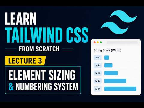 Tailwind CSS初心者向けチュートリアル | 要素のサイズ指定とTailwindの数値体系 📏 | 第3回