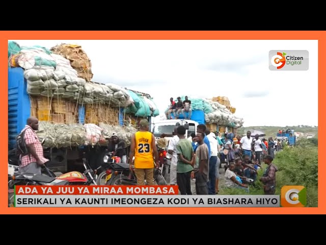 Wafanyibiashara wa miraa Mombasa wapinga hatua ya serikali ya Mombasa kuwaongezea ada class=