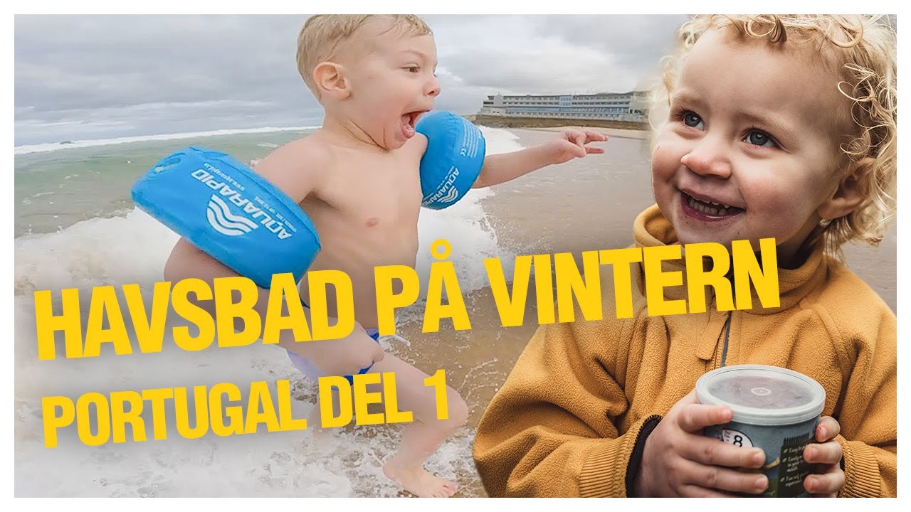 Vinterbad i Atlanten, Portugal med familjen del 1