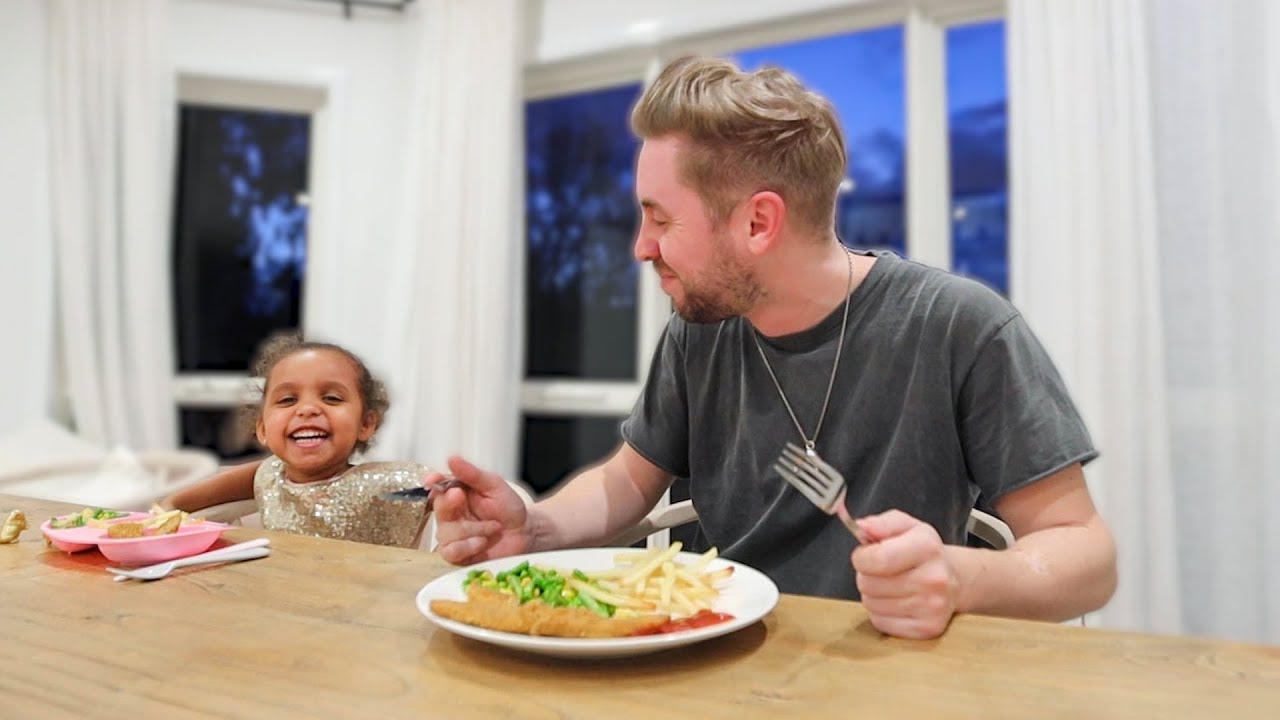 kids anka GETTING AVA TO EAT VEGETABLES + DADDY DAUGHTER DAY