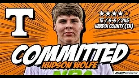 Hudson Wolfe 4 Star  TE Commits To Tennessee || Ca...