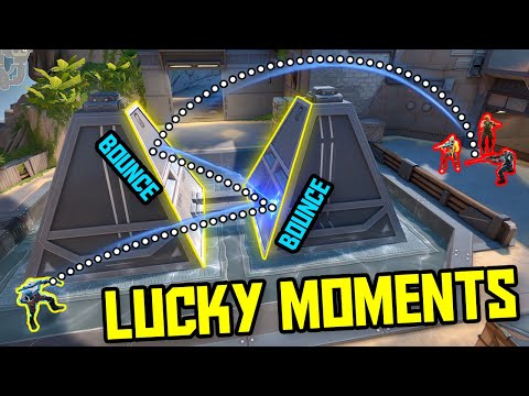 LUCKIEST MOMENTS IN VALORANT #2