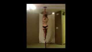 Hot Asian Chick Falls Off a Stripper Pole
