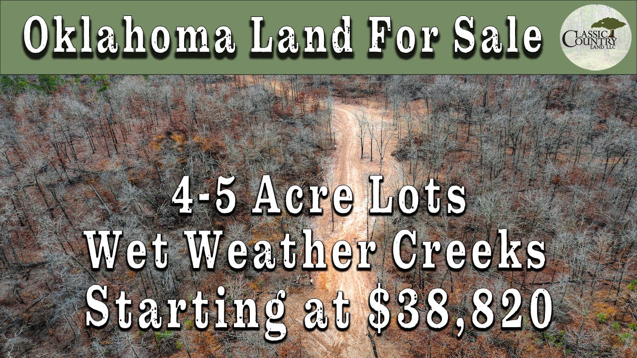 Oklahoma Land For SaleCarter's Crossing, Cherokee Co., OK YouTube