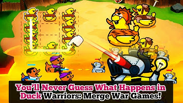 Shocking New Strategies in Duck Warriors Merge War Gameplay!
