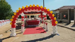 Dj Krisi 0899981972 . Червена Украса. Svatbeni Ukrasi Cherveno