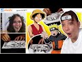 ANIME Drawings on Omegle! "SURPRISE" | rooneyojr