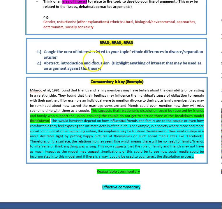Dissolution of relationships essay