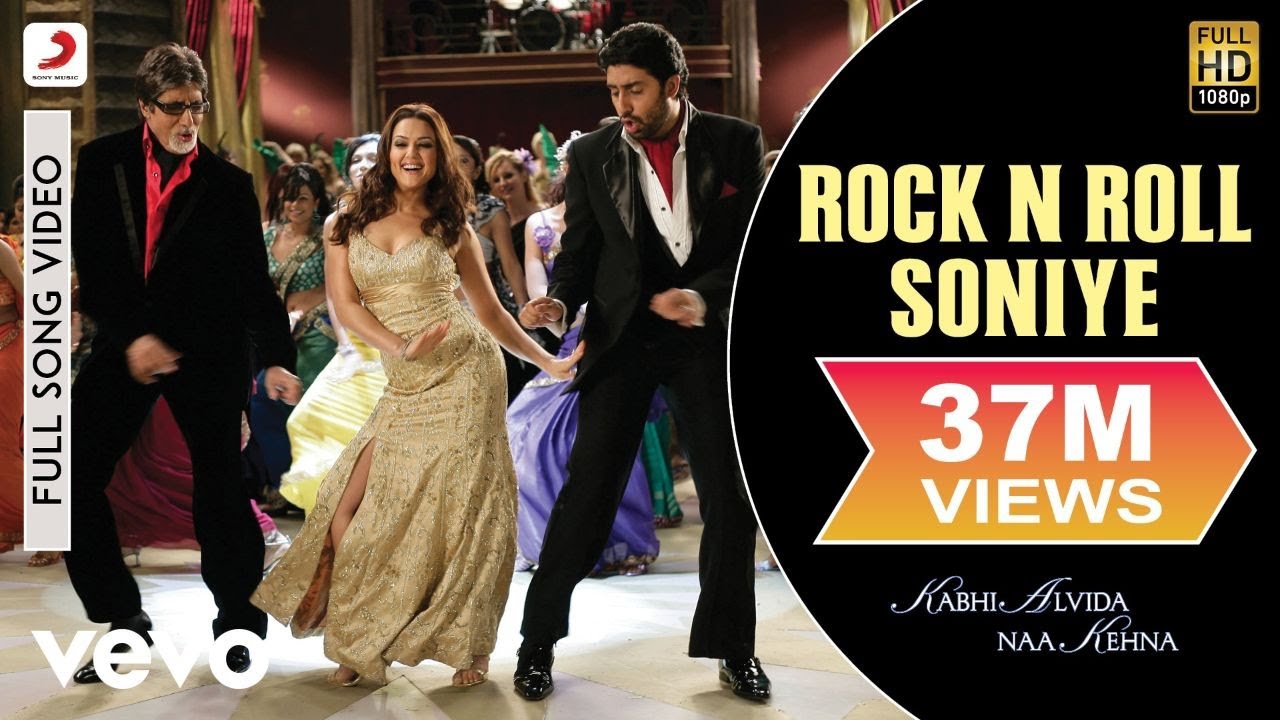 Rock N Roll Soniye Best Video   KANKAmitabh BachchanShah RukhRaniAbhishekPreity