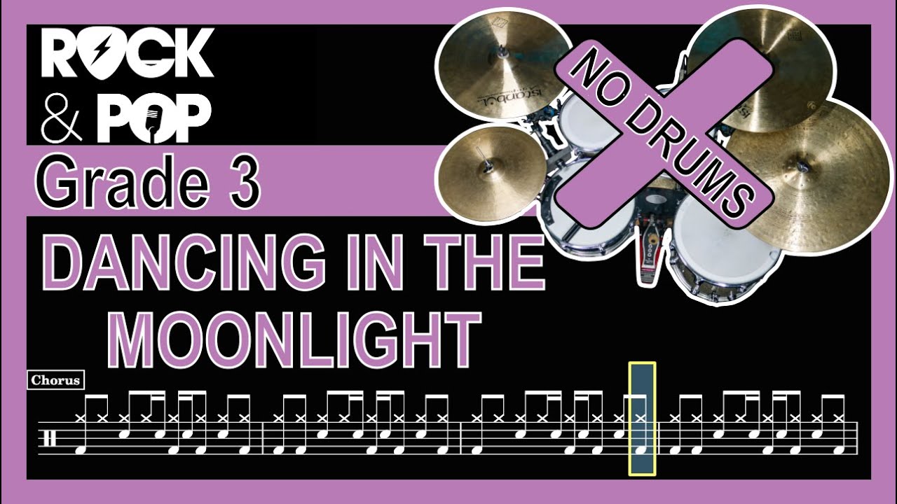 Dancing In the Moonlight - Drumless Track With Notation (Trinity Grade 3)