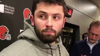 Baker Mayfield talks about playing against Hue Jackson