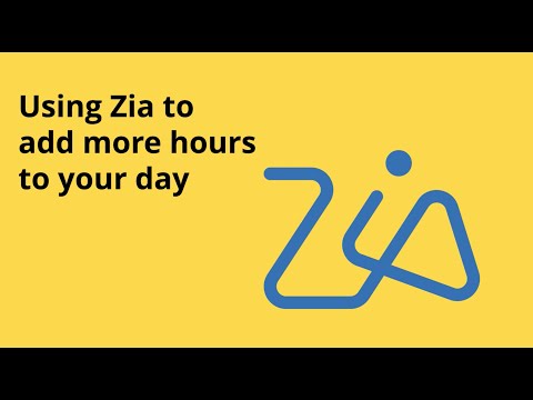 Learn how Zia can transform your business. Save time using AI and ML - Zoho One Minute