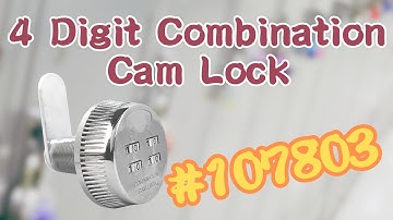 4 Digit Combination Cam Lock #107803 | ABA Locks - Lock Picking, Security Types & Features