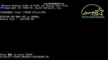 Award Modular BIOS Startup