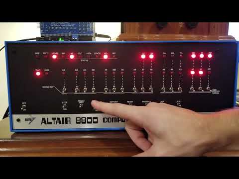 Altair 8800 - Front Panel Programming Tutorial #1