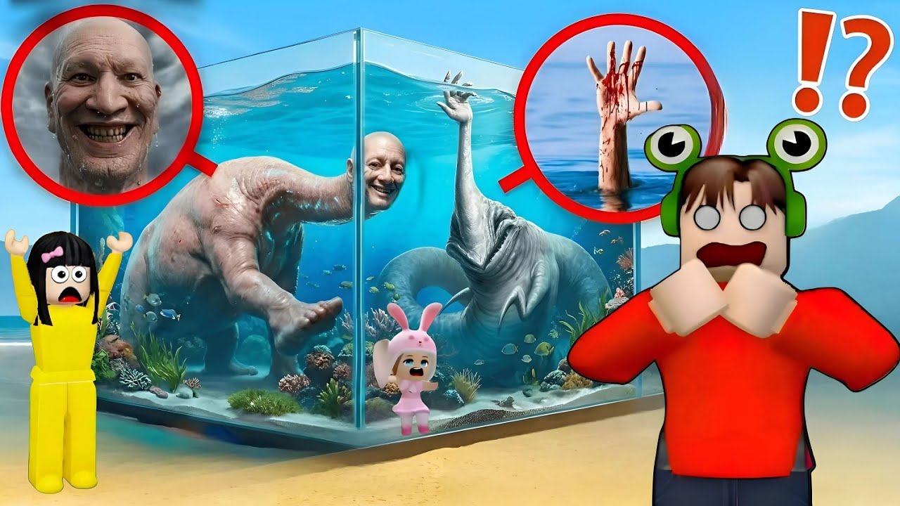 Yuta Mio & Baby Bells90 Buat AKUARIUM THALASSOPHOBIC, HAND SEA MONSTER, EL GRAN MAJA 😱 | ROBLOX