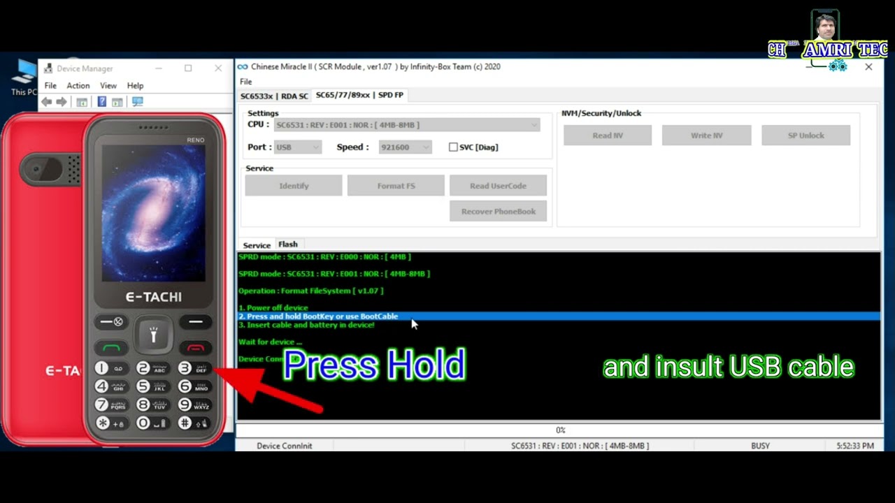 ETACHI RENO unlock password RESET BY CM2 YouTube