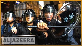 Thousands of protesters again hit Hong Kong's streets