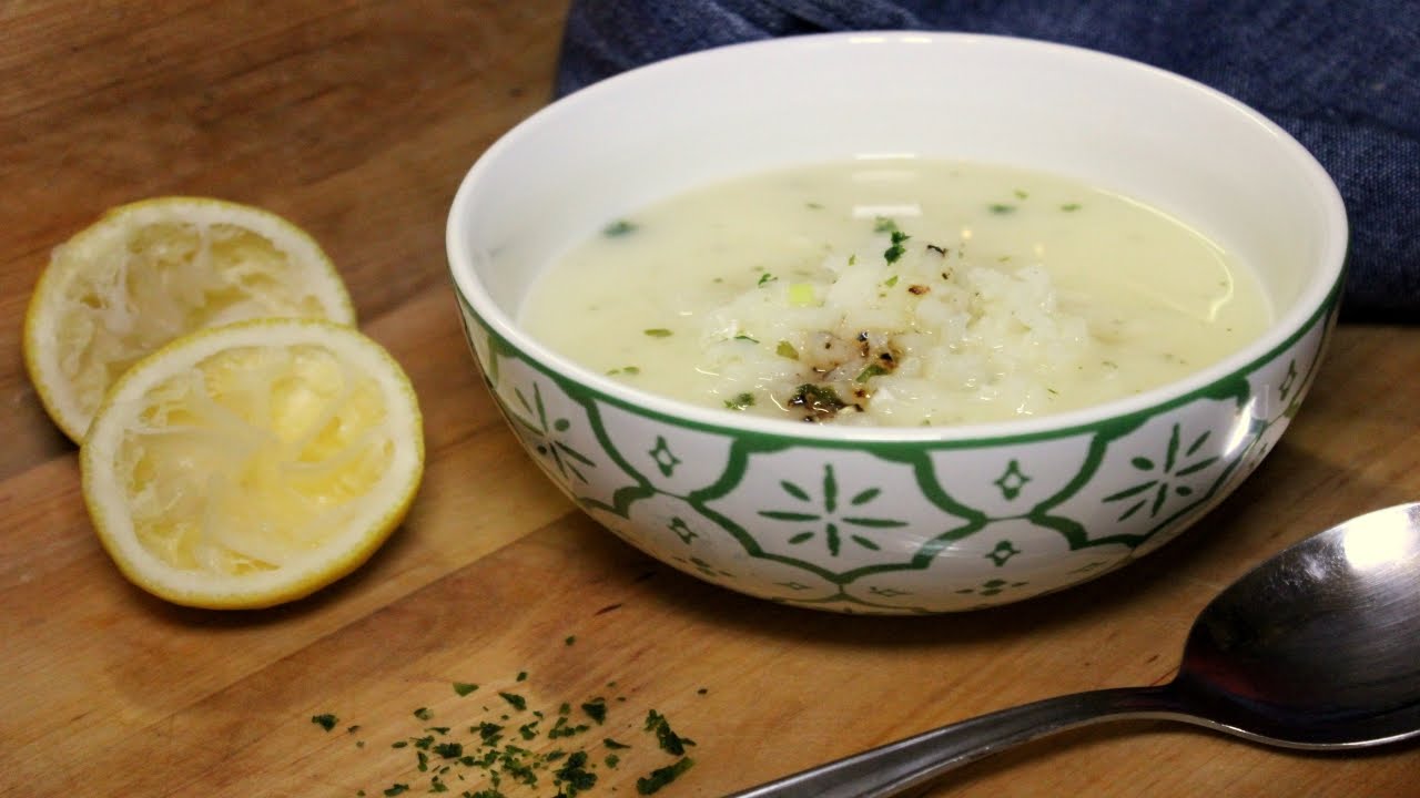 Griechische Zitronensuppe Griechische Zitronensuppe