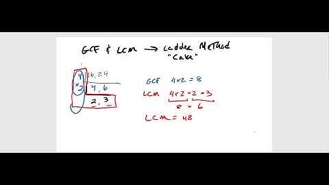 GCF & LCM 3 numbers