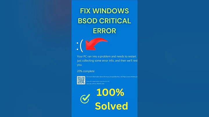 Fix Critical Process Died Blue Screen Error on Windows 10 & 11