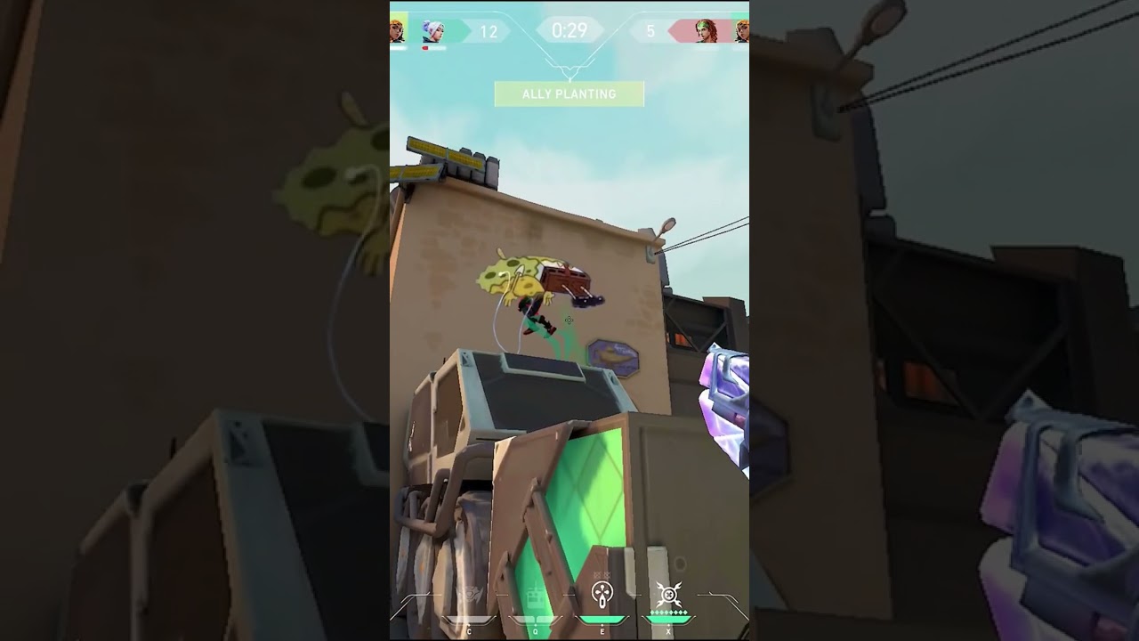 Raze do be floating 😮‍💨
