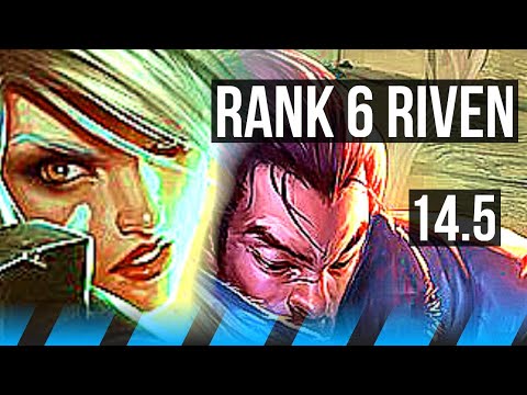 RIVEN vs YASUO (MID) | 9/1/5, Rank 6 Riven, Legendary | JP Grandmaster | 14.5