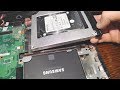 Установка SSD Samsung 860 EVO и перенос HDD в дисковод на ноутбуке Asus X751L + его разборка