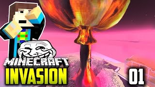 Minecraft INVASION #01 - ATOMBOMBE zwingt zur Flucht! - Minecraft Invasion Mod  l GommeHD