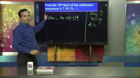 Lesson - 6 : Sequences and Series (Arithmetic Progression) Part 1