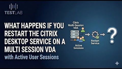 What Happens If You Restart the Citrix Desktop Service on a Multi Session VDA