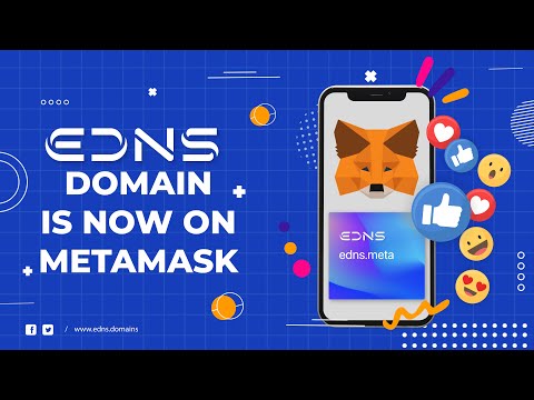 How to add EDNS Decentralized Domain to MetaMask Wallet