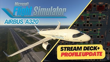 MSFS A320 Stream Deck+ profile Update - Overhead panel controls!
