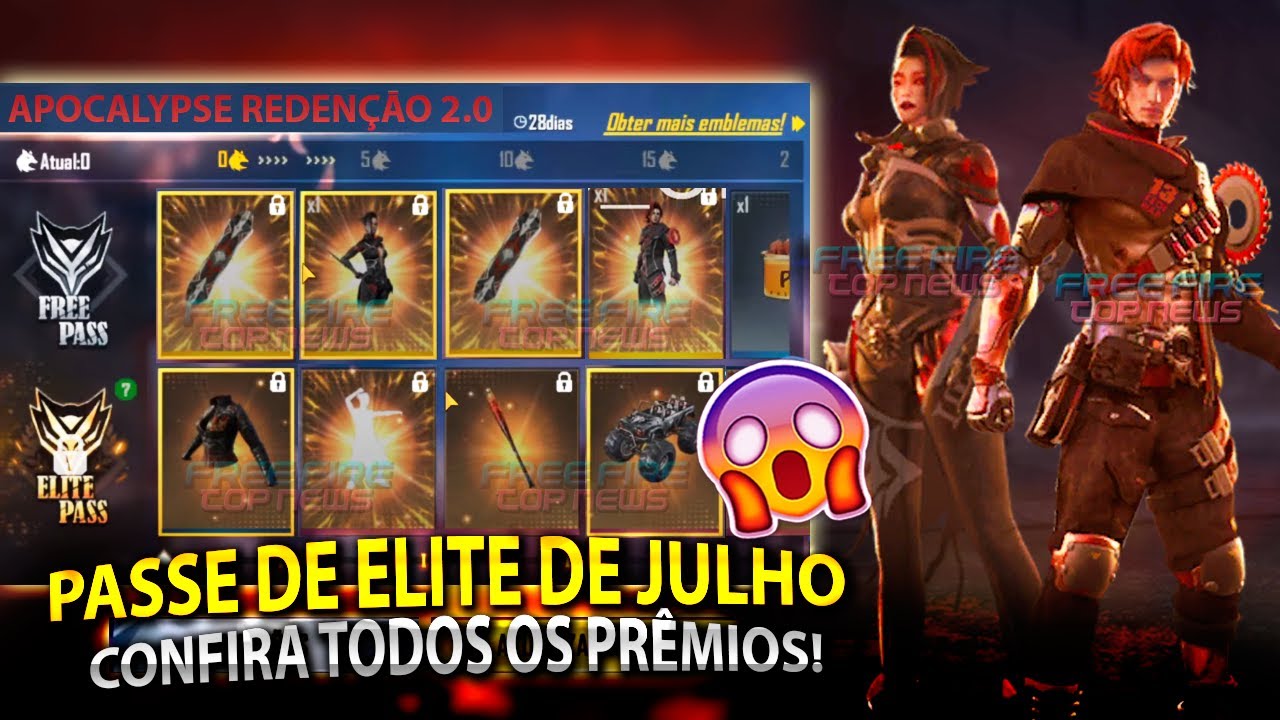 Novo Passe De Elite De Julho RedenÇÃo 20 Confira Os PrÊmios Barba